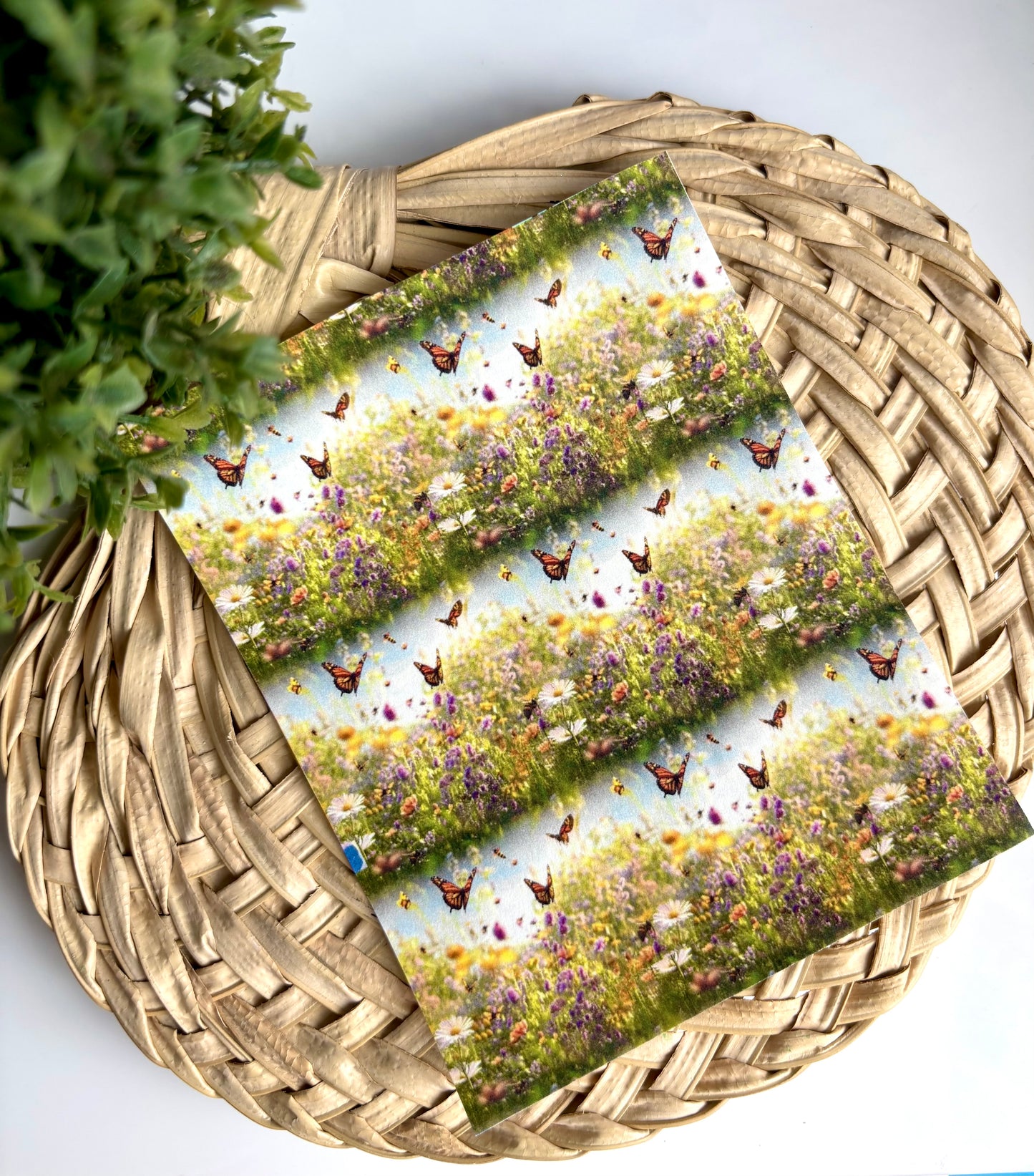 Wildflower Scene Transfer Paper