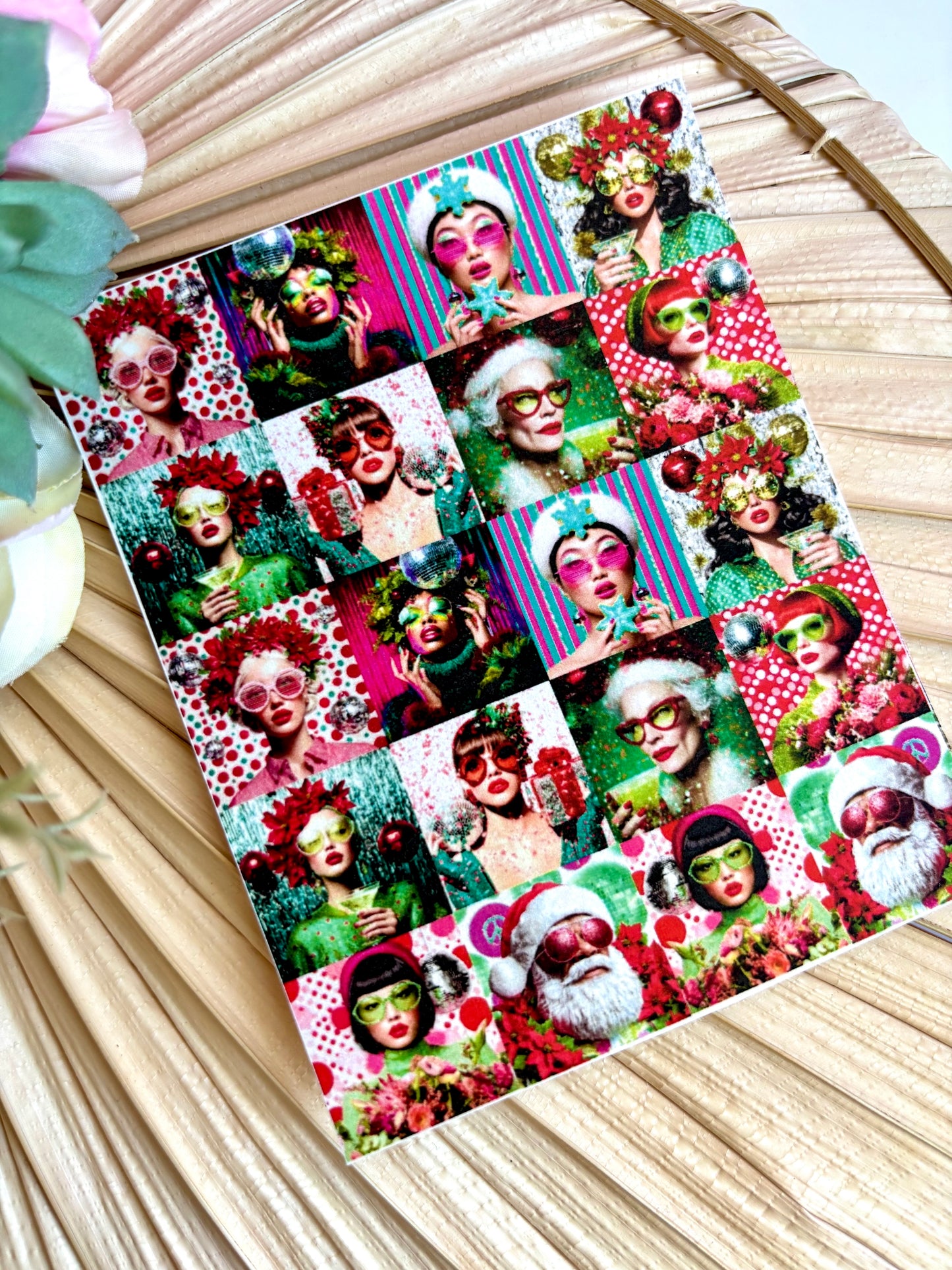 Holiday Mod Chics Transfer Paper