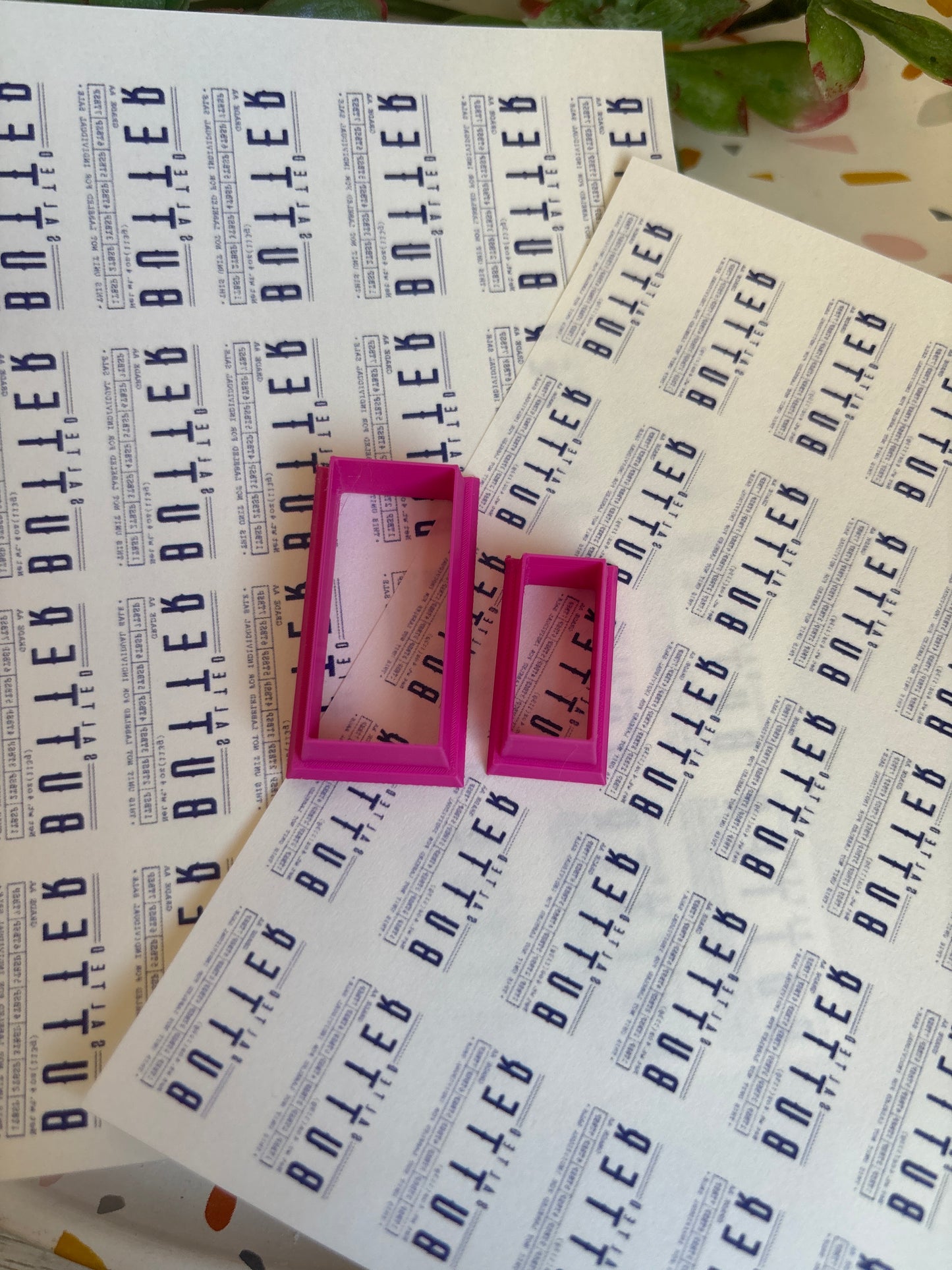 Butter Transfer Paper & Cutter Options