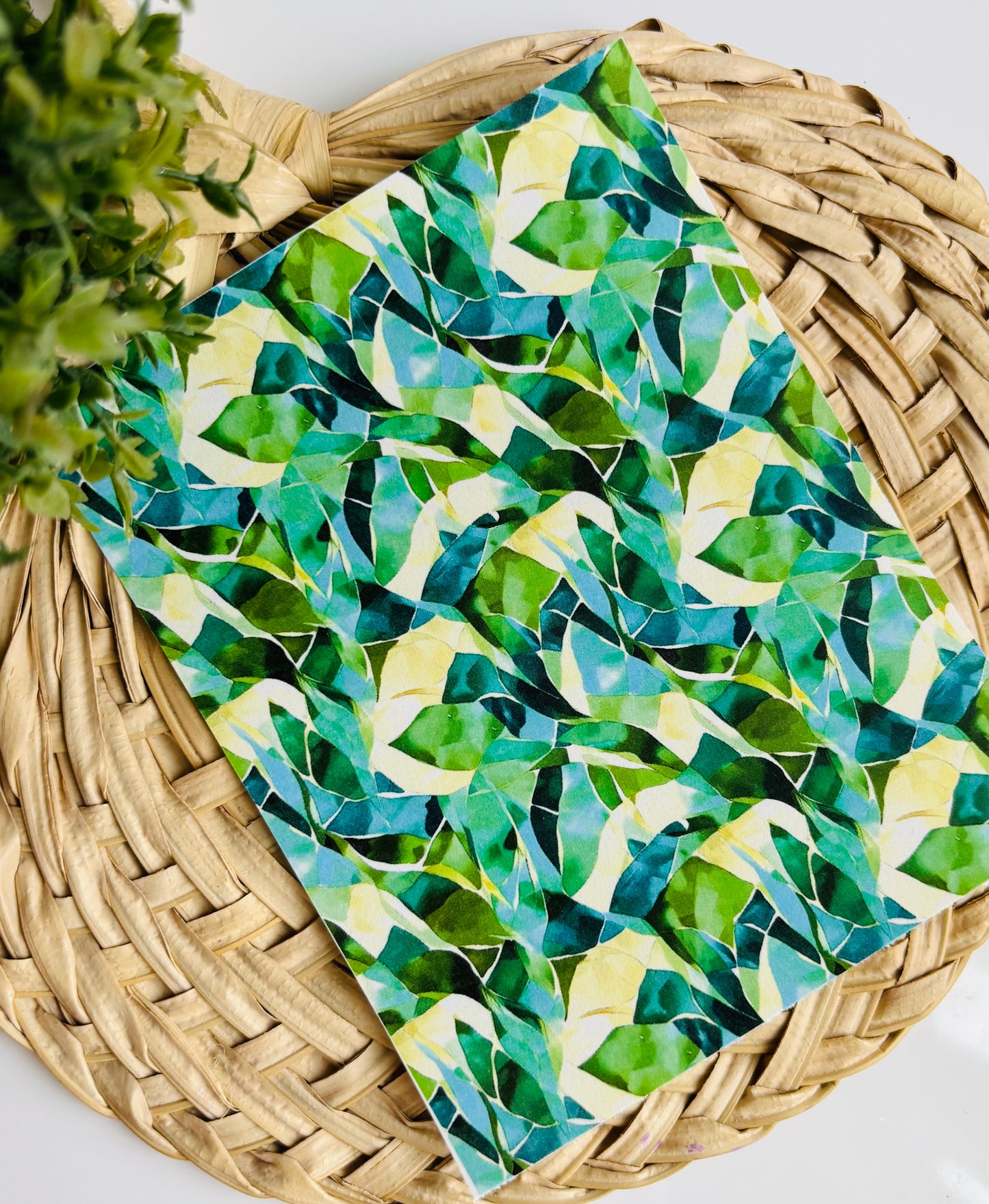 Abstract Leaves Transfer Paper