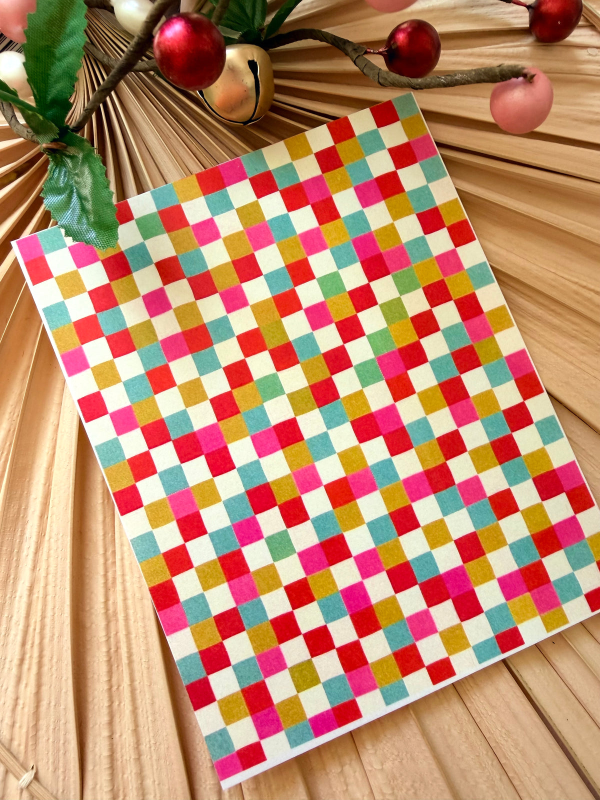 Merry Check Transfer Paper