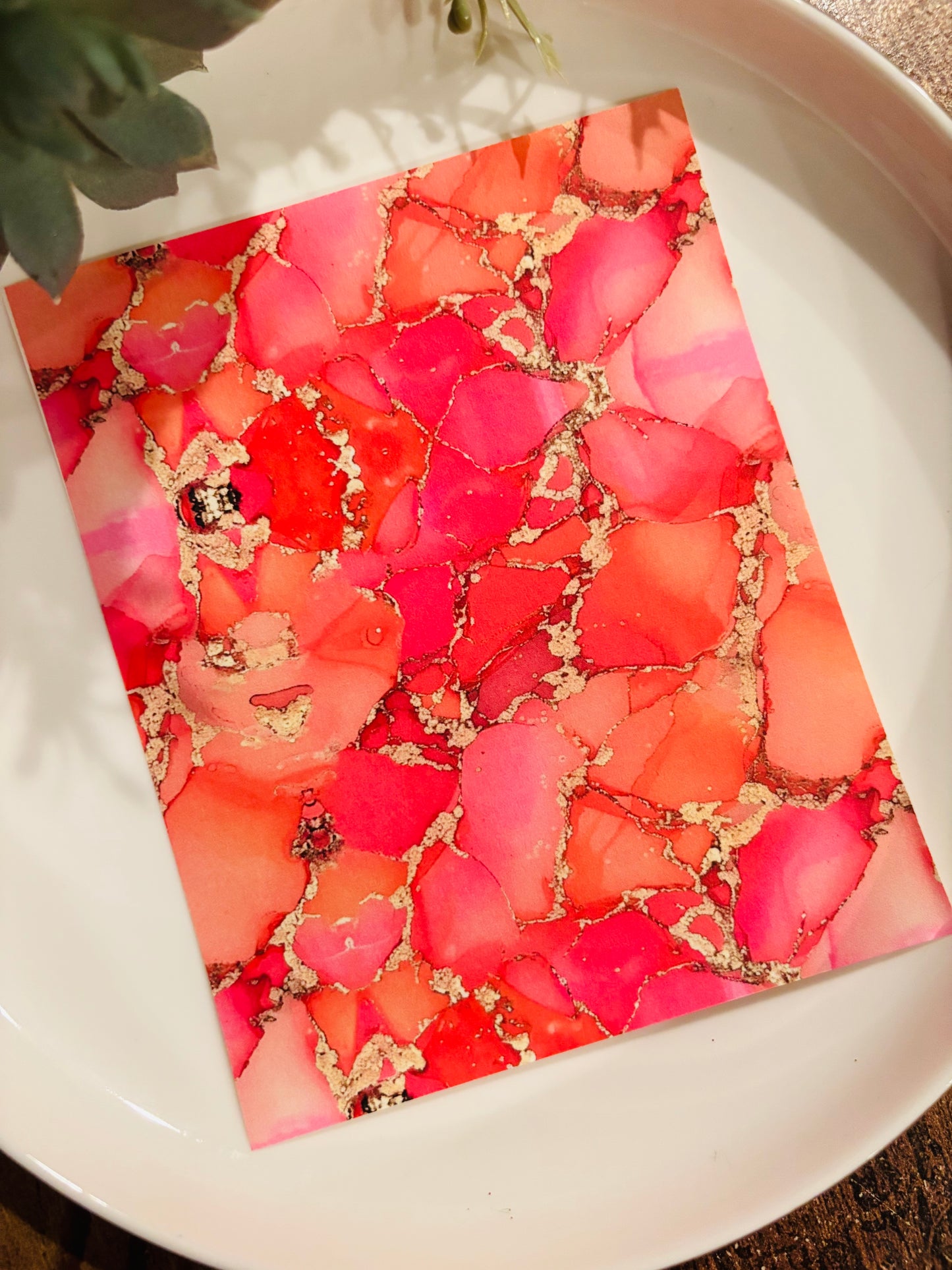 Pinky Coral Ink Transfer Paper
