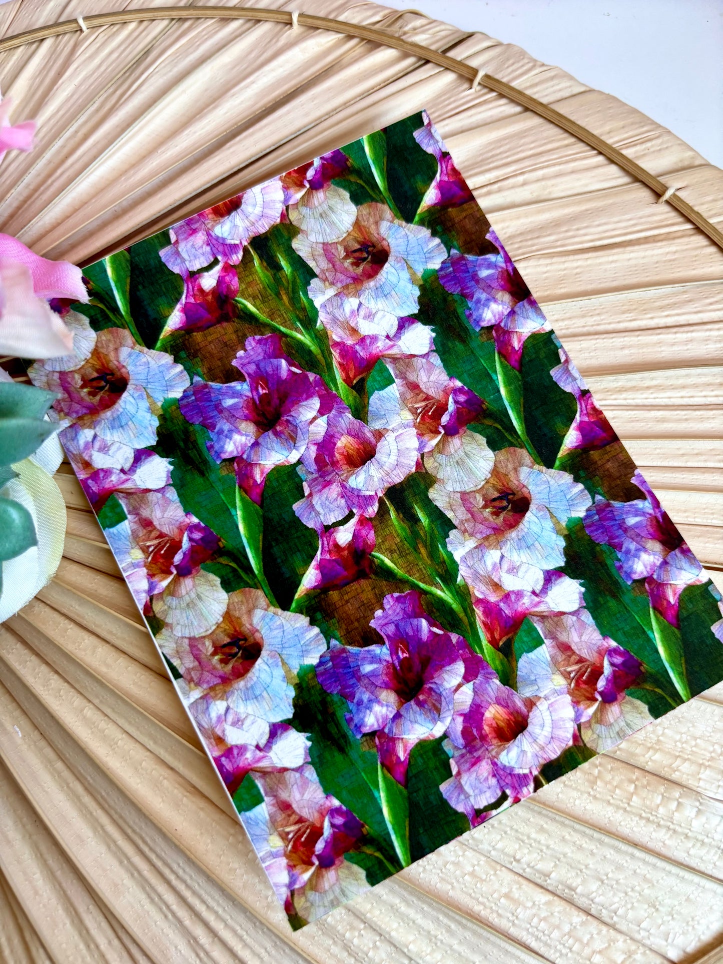 Purple Gladiolus SG Transfer Paper