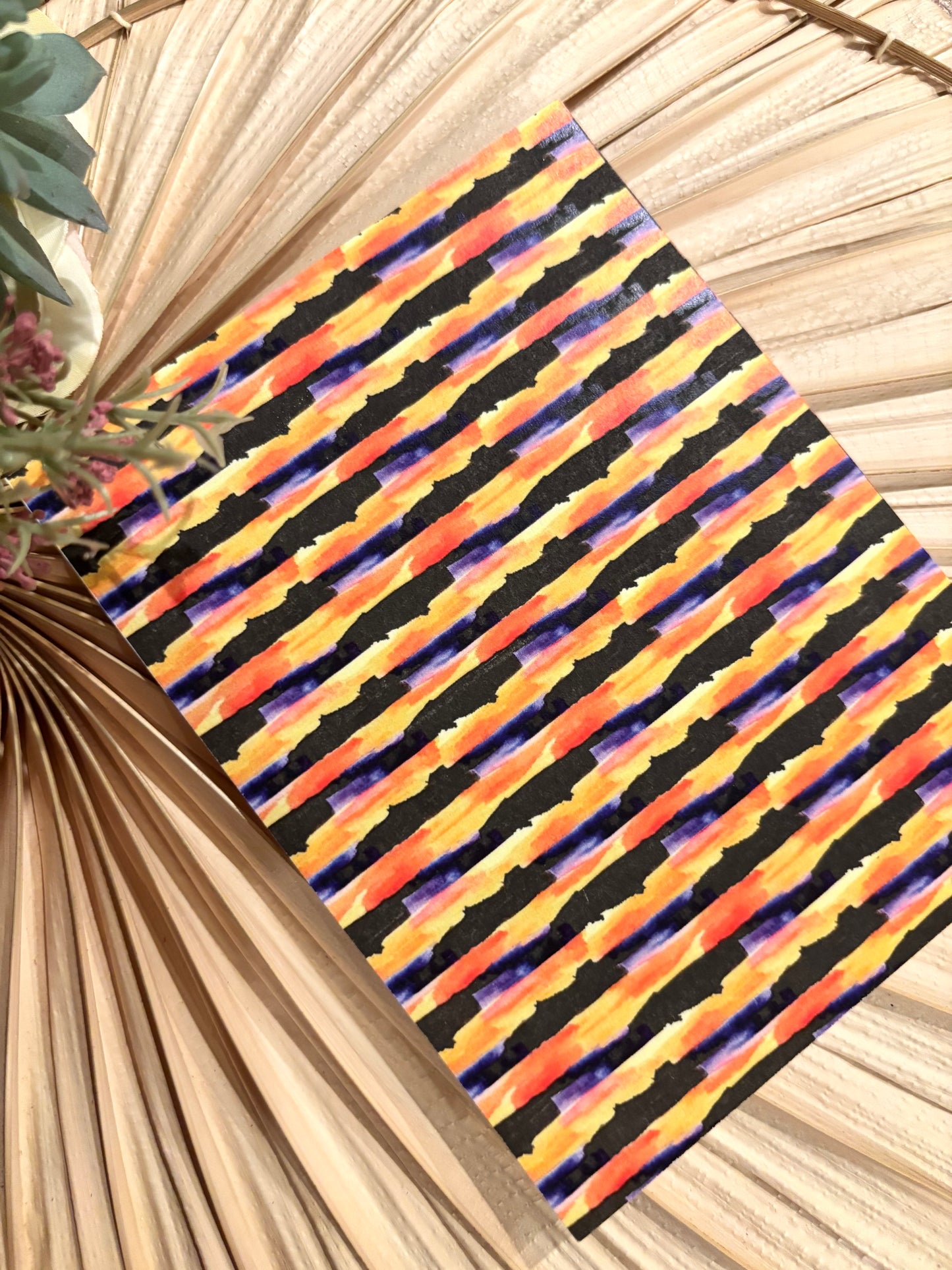 Halloween Ink Stripe Transfer Paper