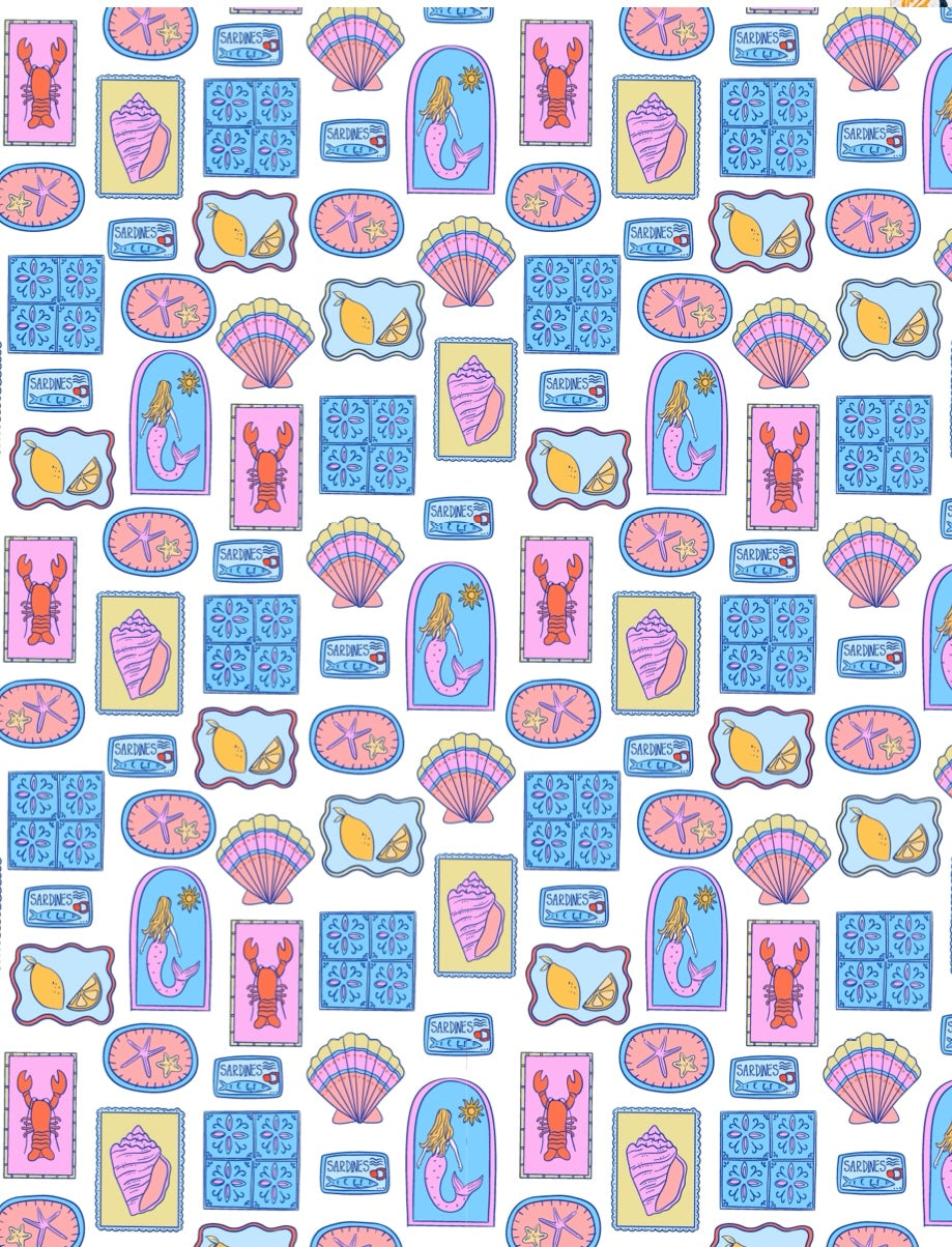 Mermaid Collage Transfer Paper