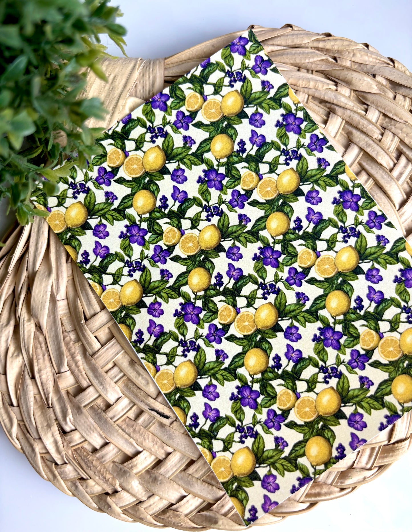Lemons & Violets Transfer Paper
