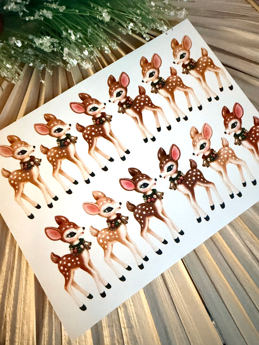 Fancy Fawn Transfer Papers & Mirrored Cutter Set