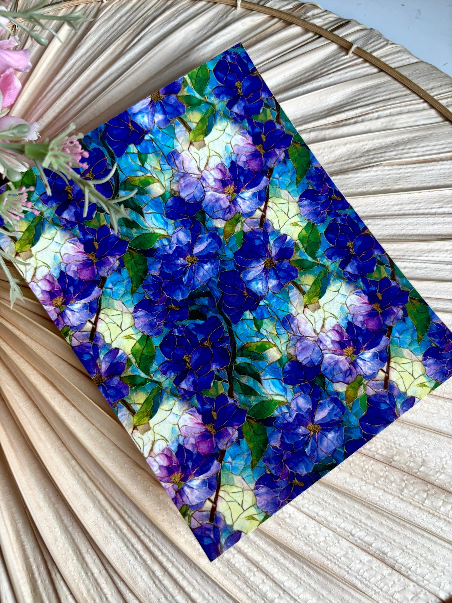 Violet Flower SG Transfer Paper