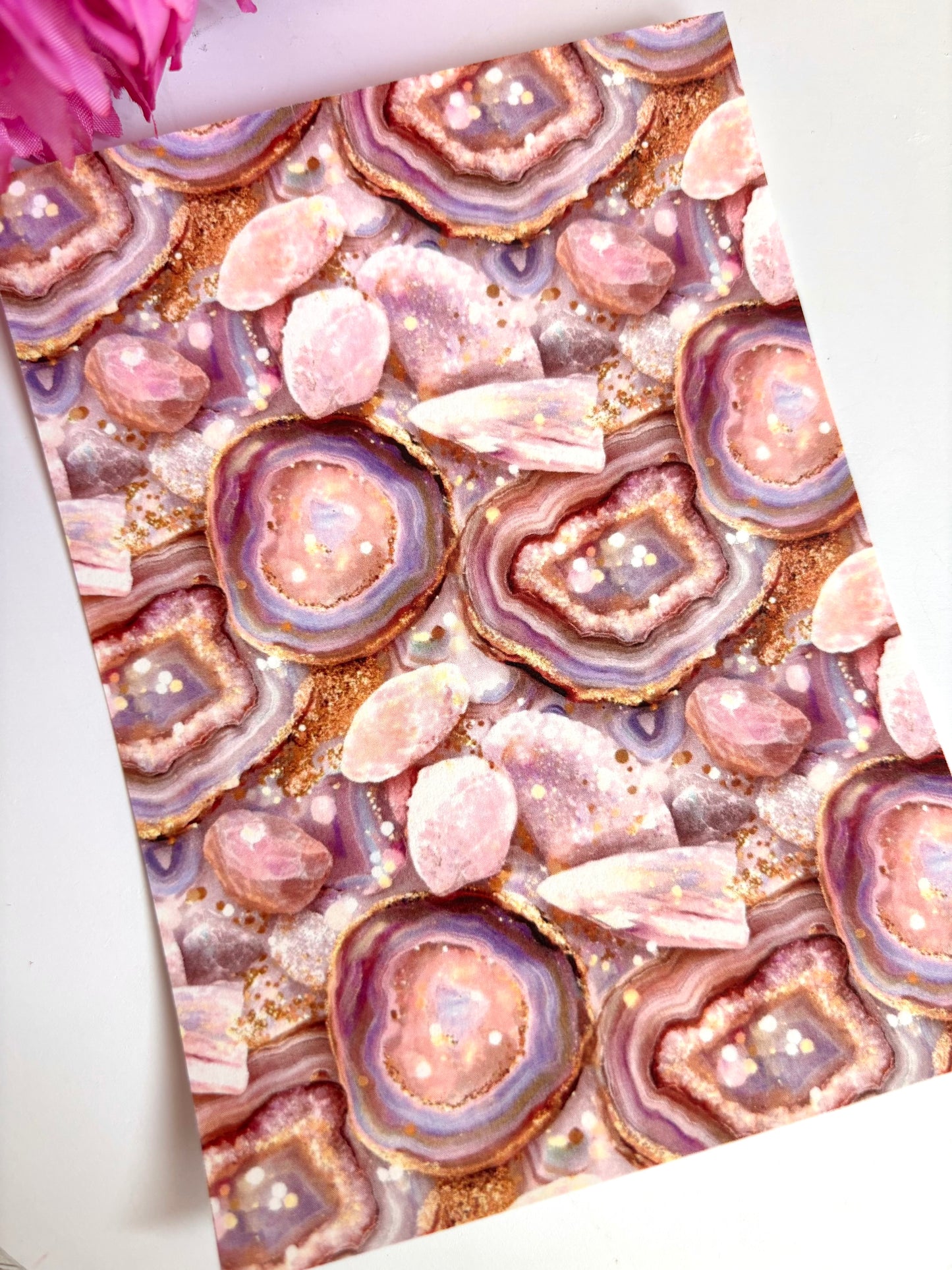 Lilac Geode Transfer Paper