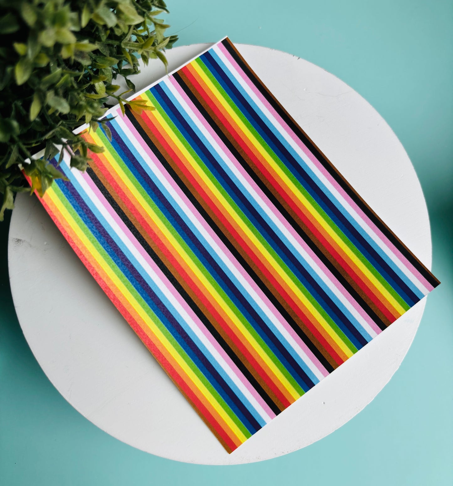 Pride Stripes Transfer Paper