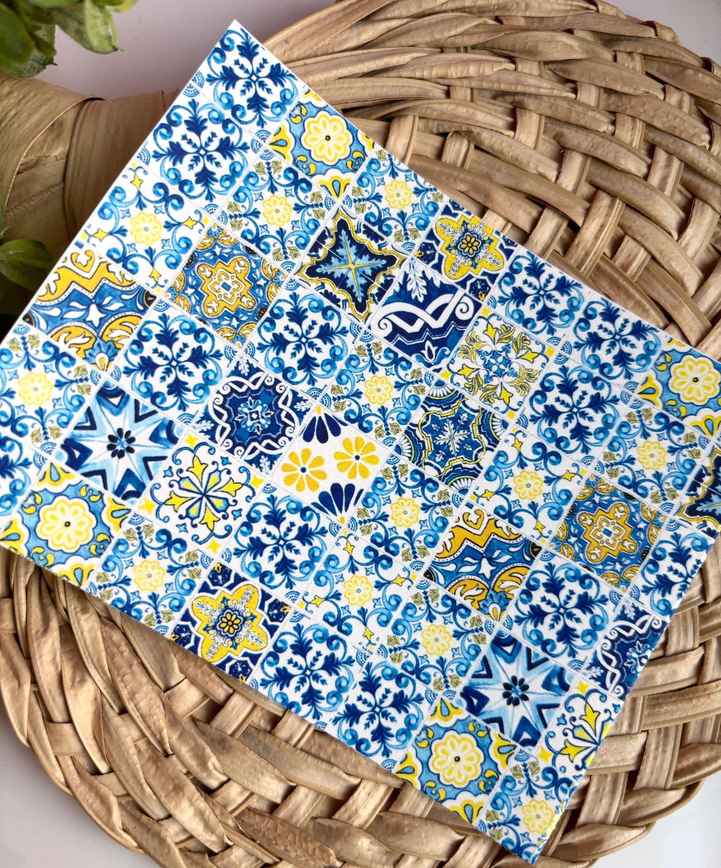 Portuguese Tile 4 Transfer Paper