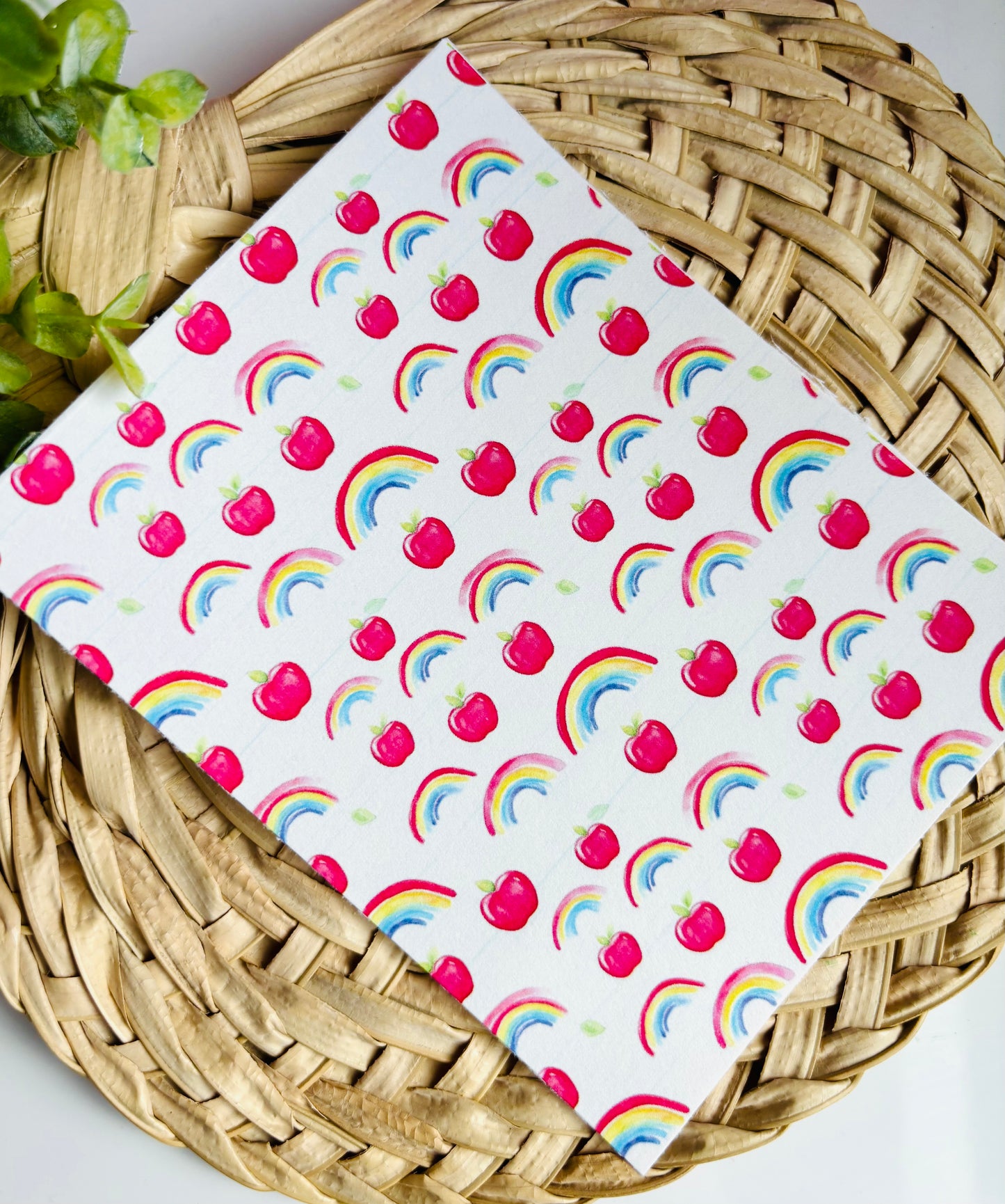 Rainbow Apple Transfer Paper
