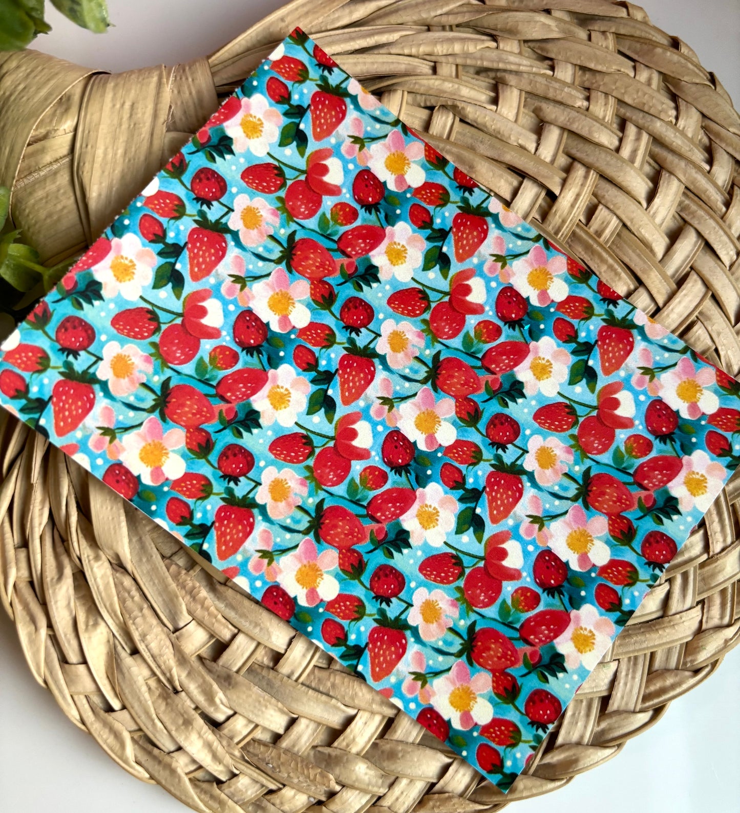 Berries on Blue Transfer Paper