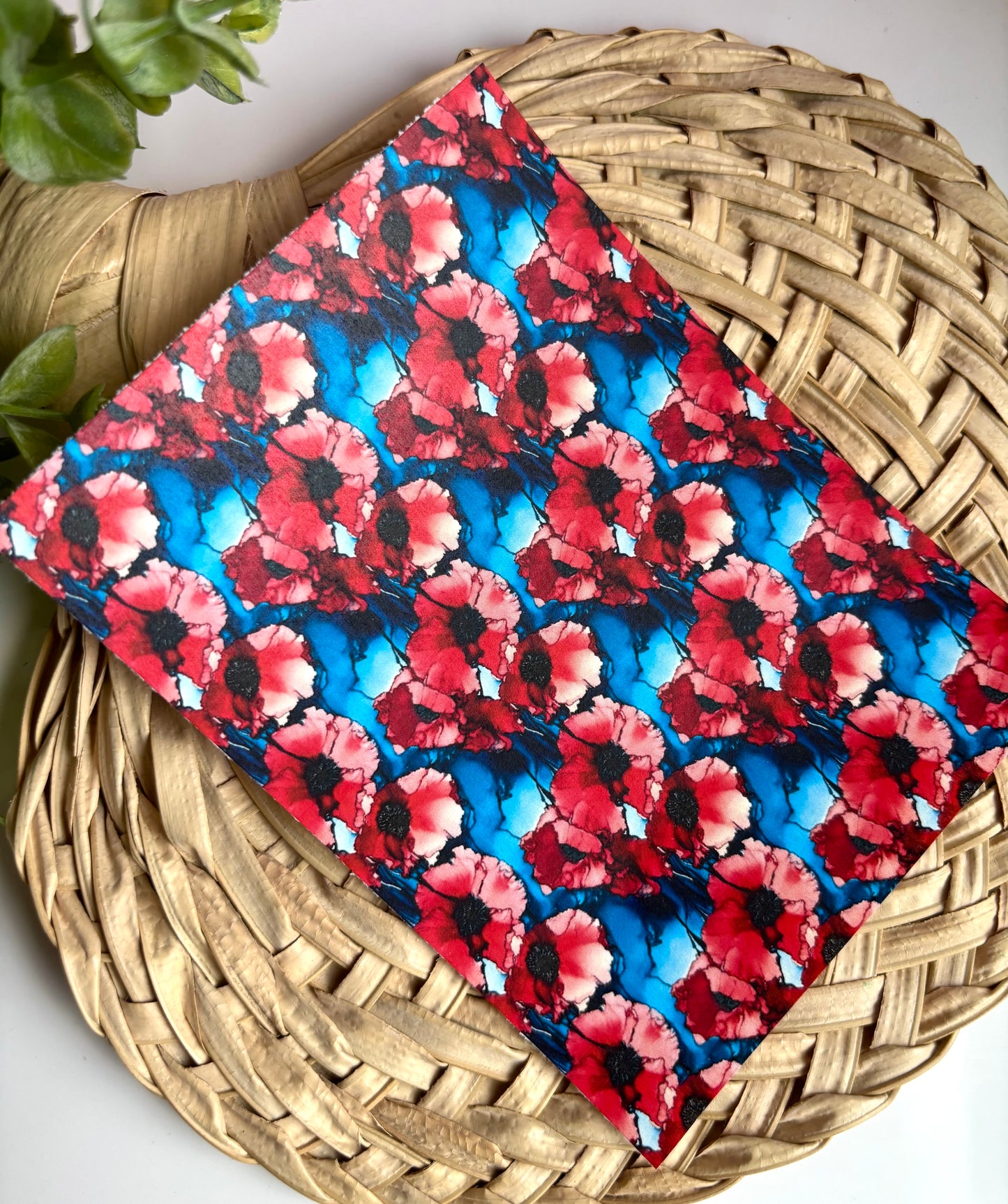 Red Poppy Transfer Paper