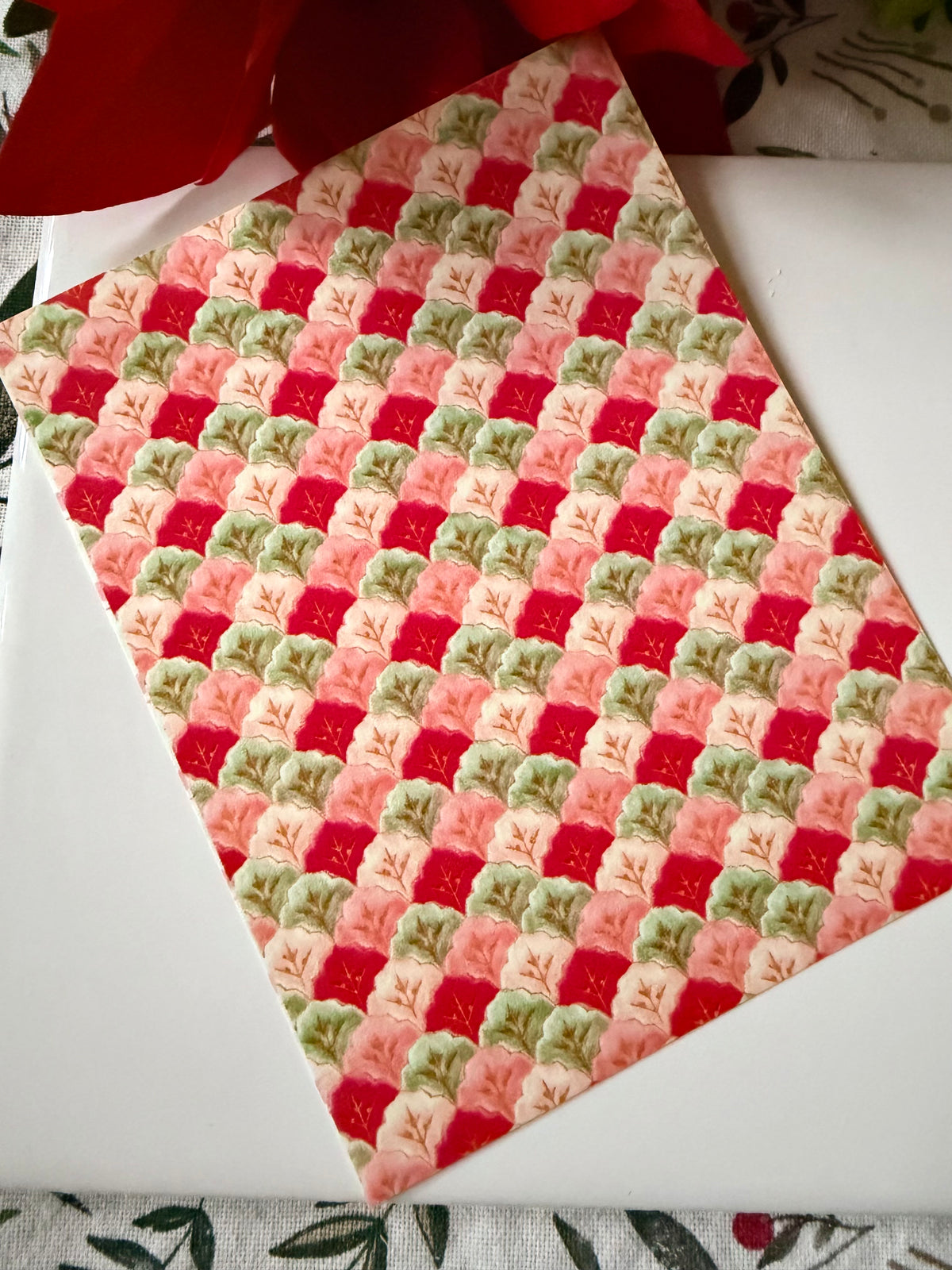 Holiday Scallop Transfer Paper