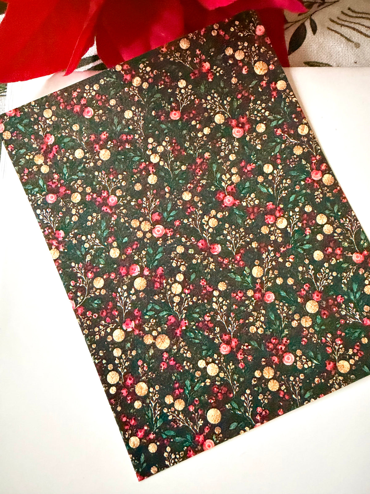 Berries & Gold Transfer Papers