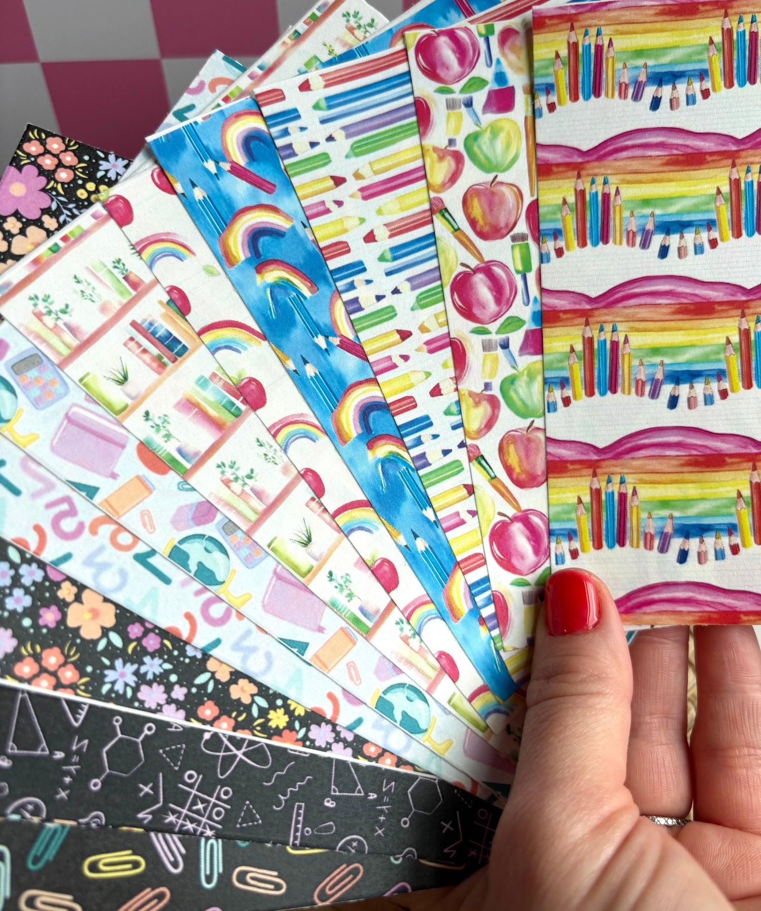 School Themed Transfer Papers