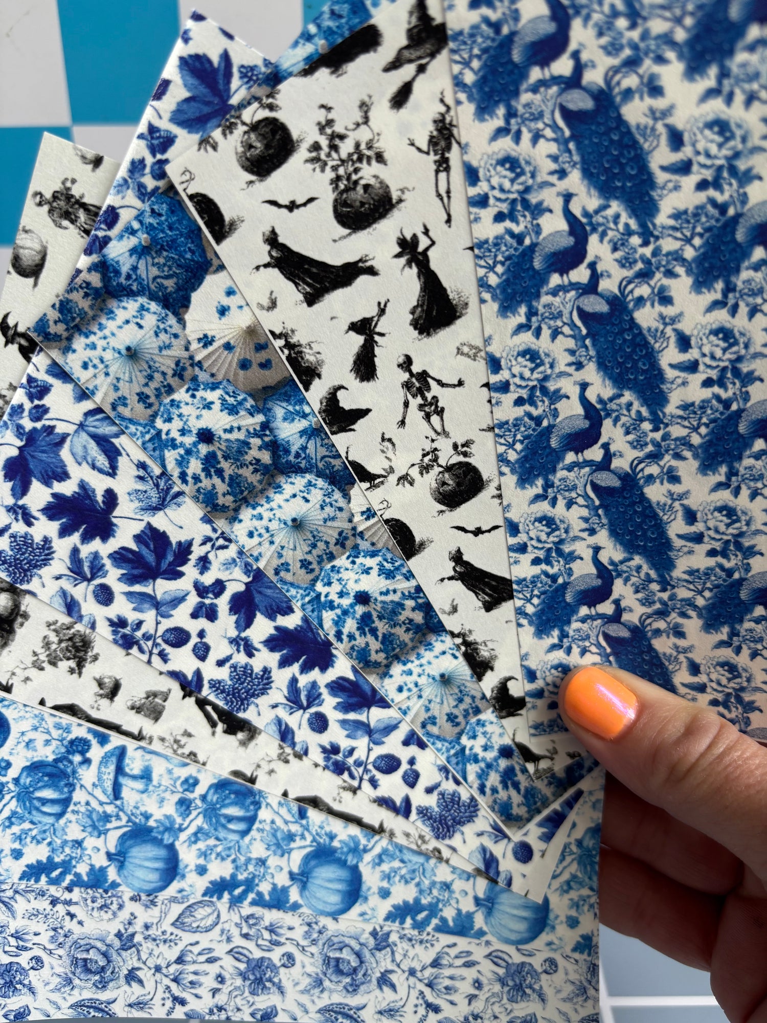 Toile & Chinoiserie Transfer Papers