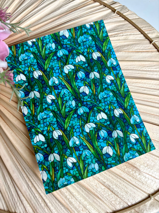 Snowdrop Flower (January) SG Transfer Paper