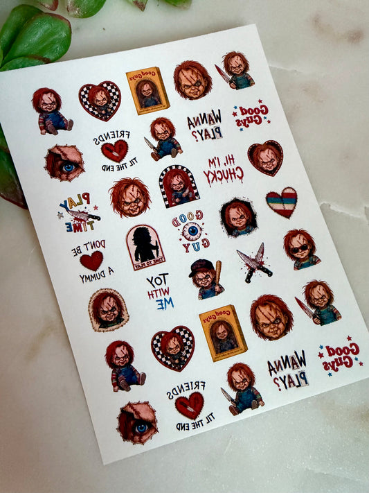 Chucky Charm Transfer Paper