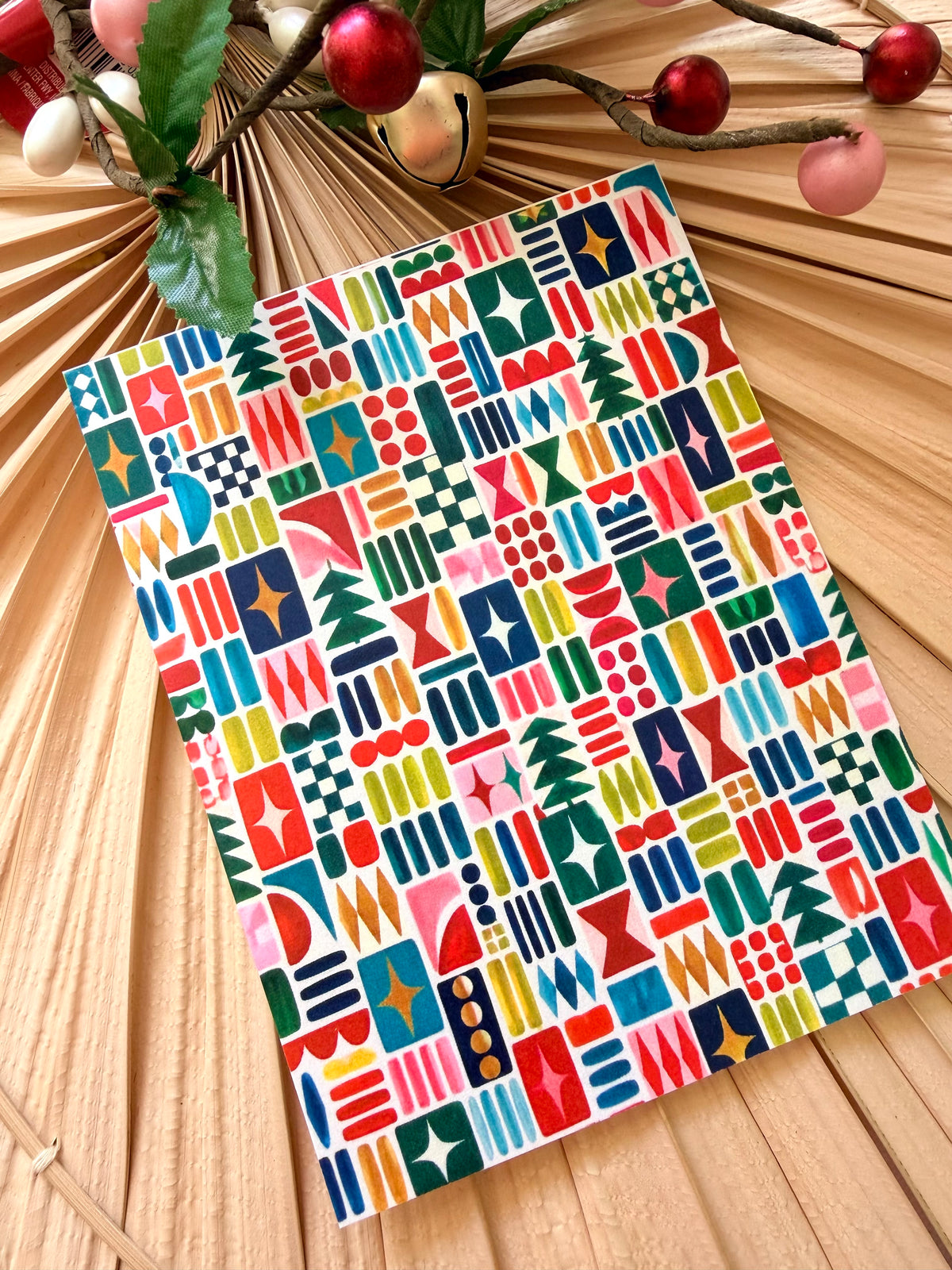 Colorful Holiday Doodle Transfer Papers