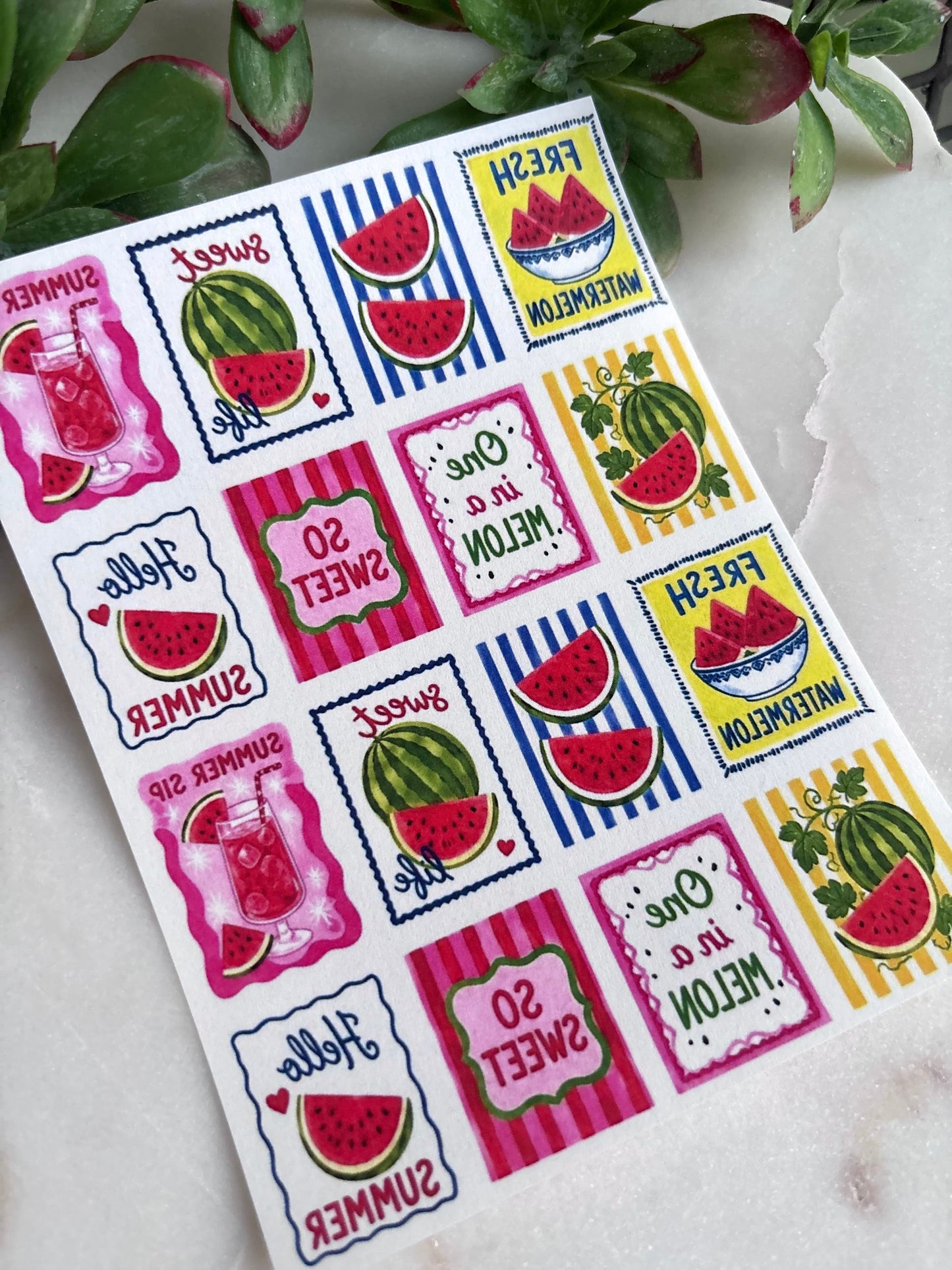 Watermelon Tile Transfer Paper