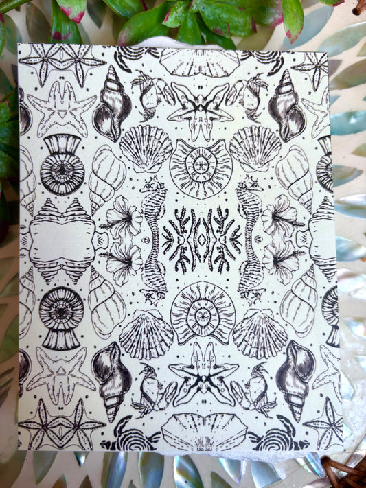 Mirrored Shells Transfer Paper