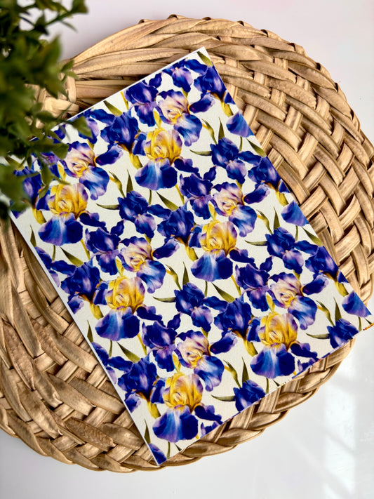 Vibrant Iris Transfer Paper