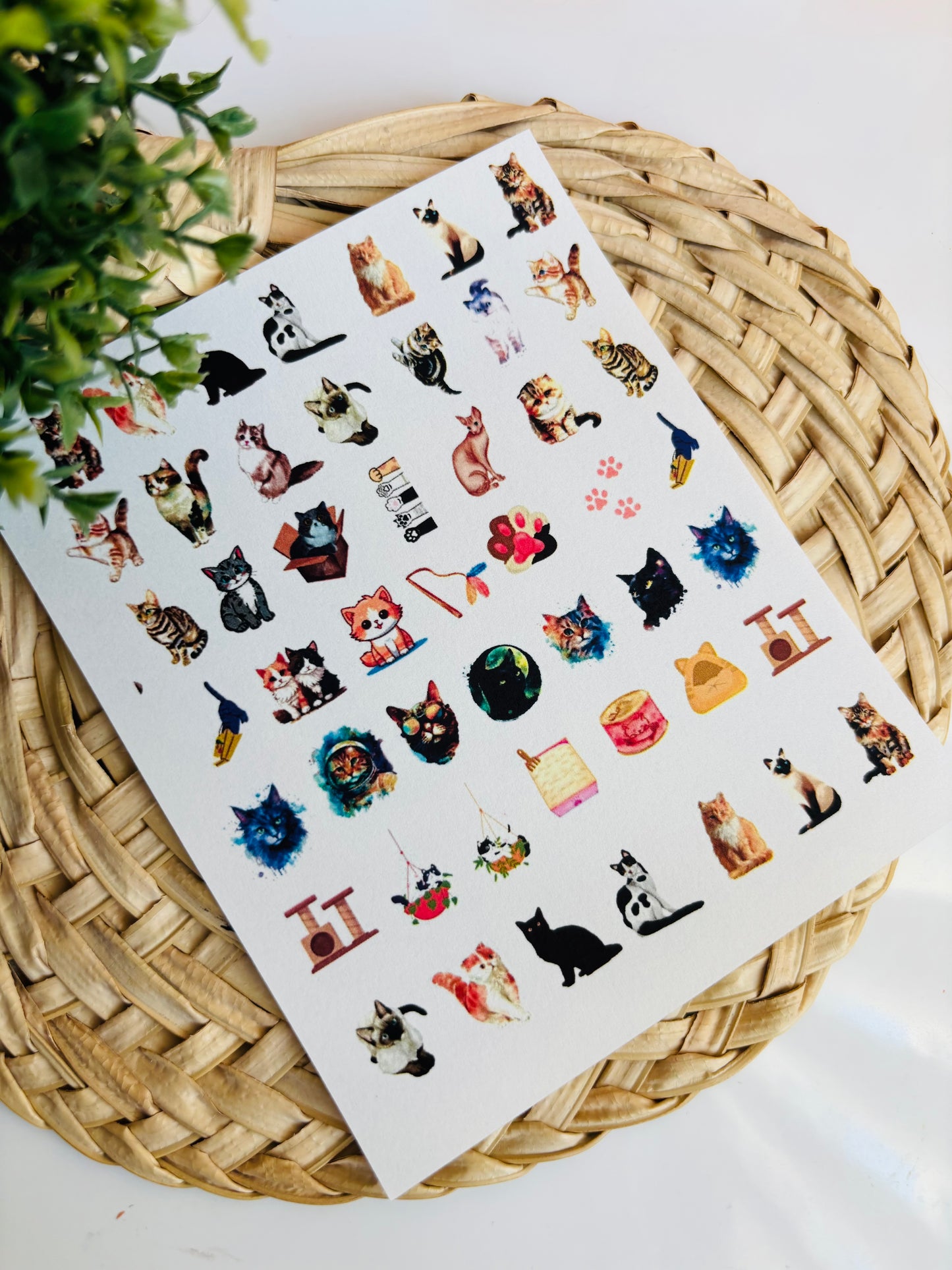 Kitty Charms Transfer Paper