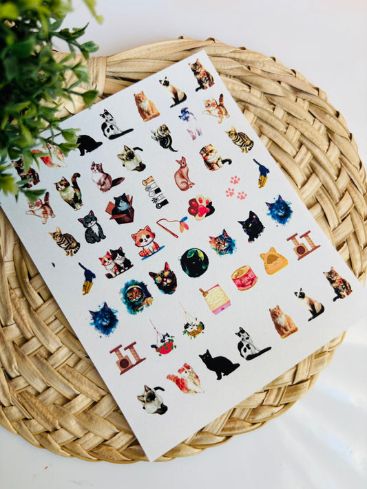 Kitty Charms Transfer Paper