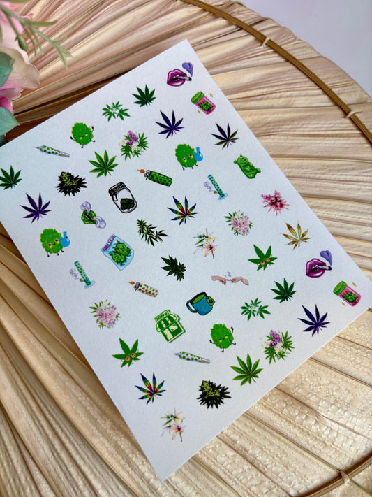 Cannabis Charms Transfer Paper