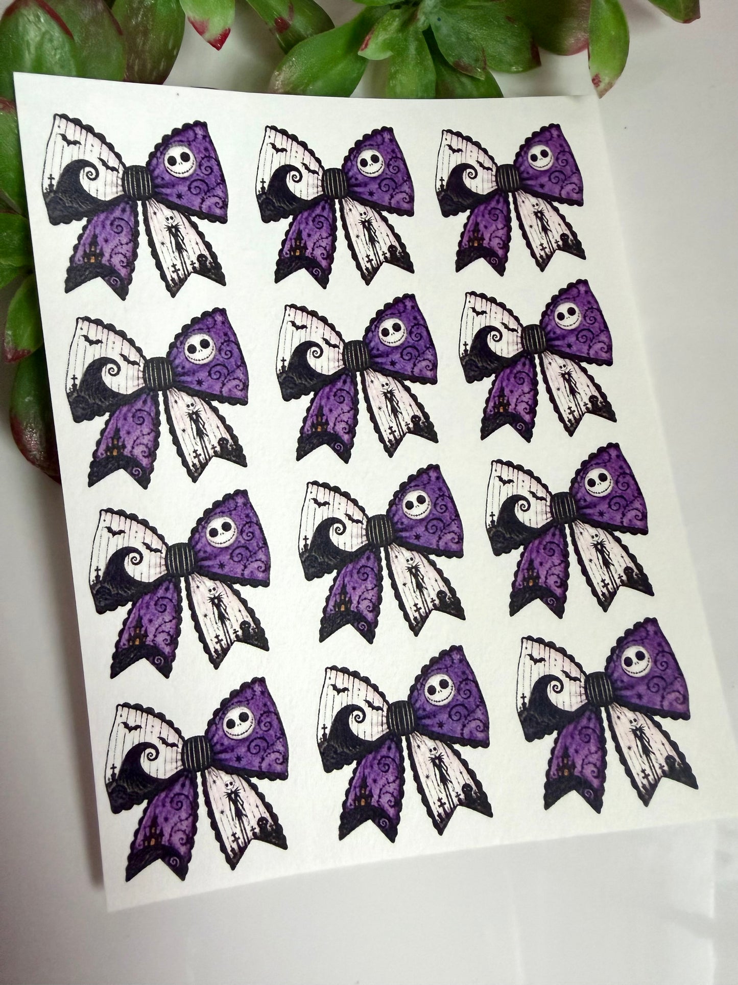 Nightmare Bow Transfer Papers
