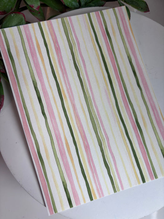 Boho Spring Stripe Transfer Paper