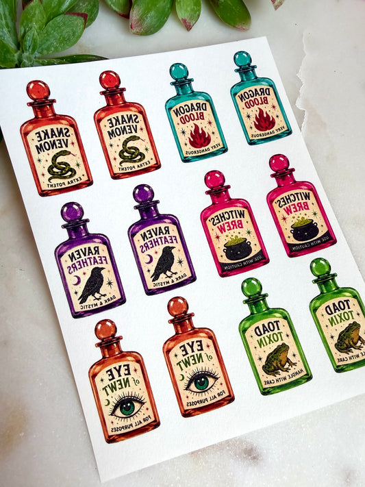 Vibrant Apothecary Cutters & Transfers