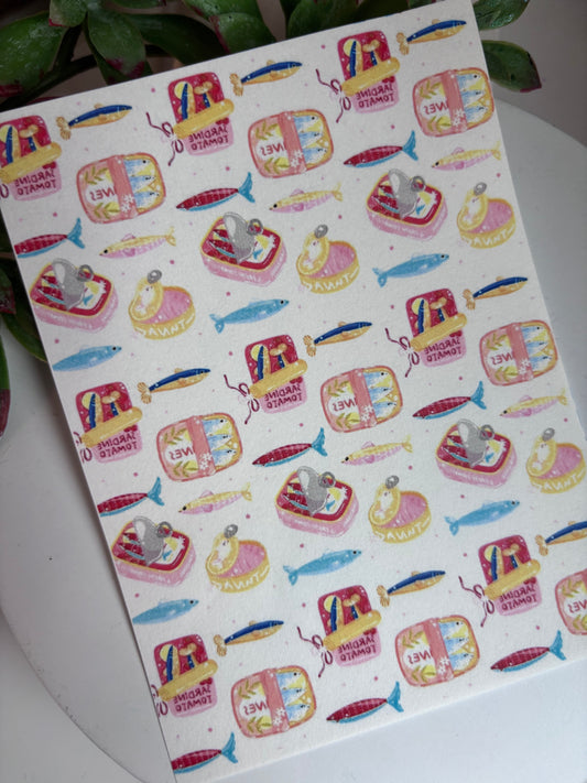 Sardine Motif Transfer Paper