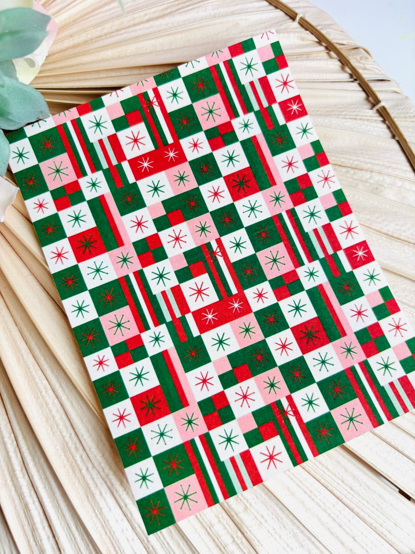 Holiday Starburst Transfer Papers-Large or Small