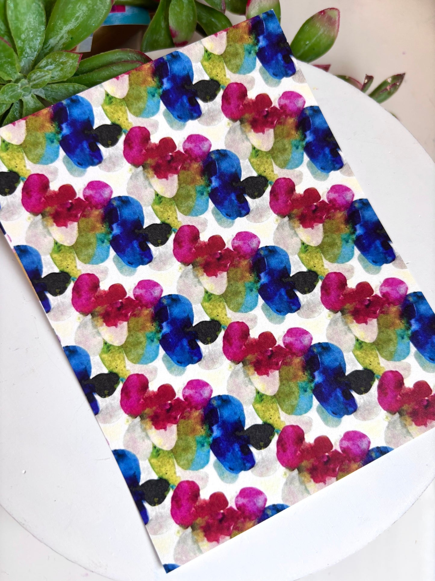 Watercolor Cluster Transfer Paper