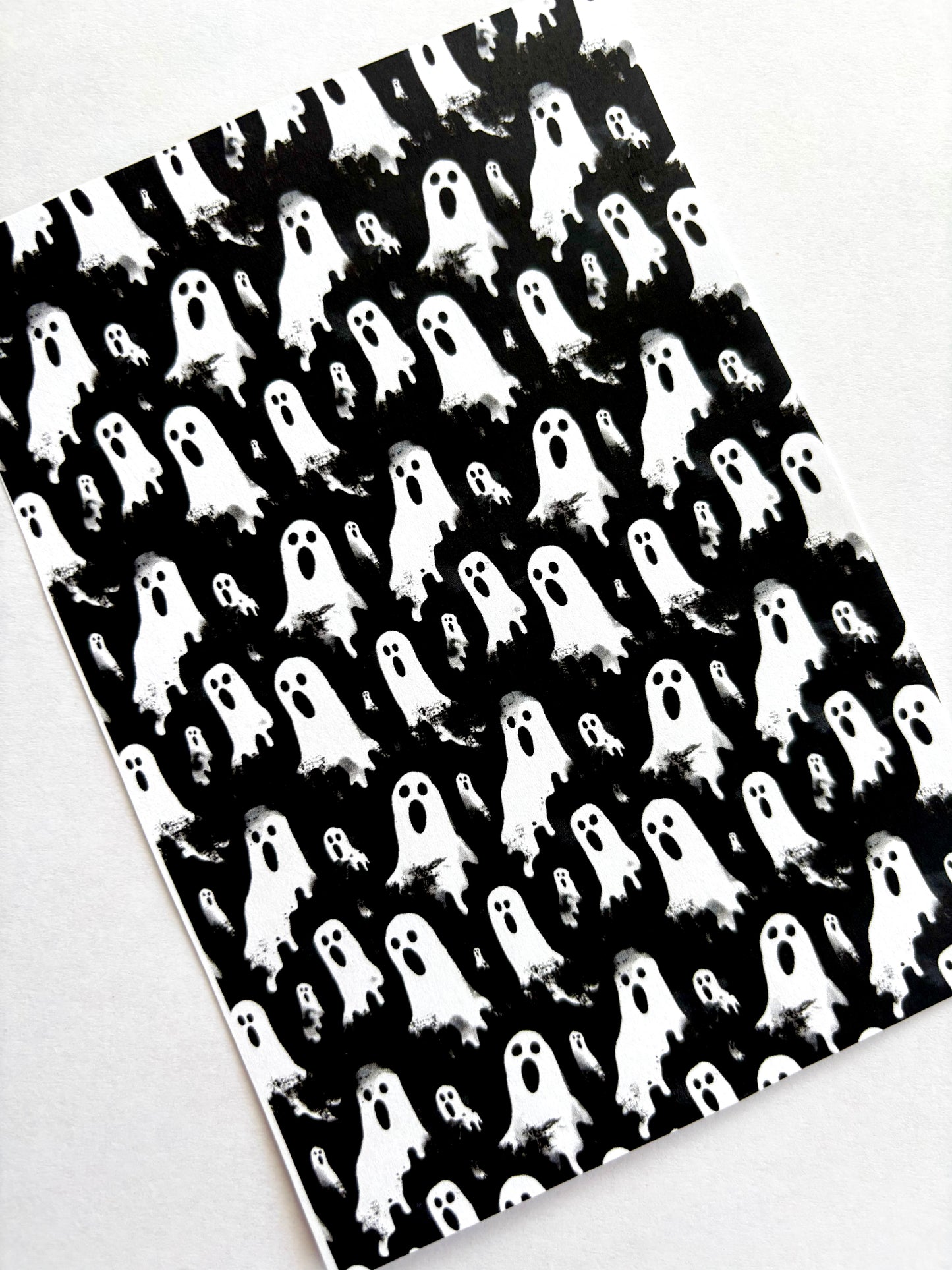 Ghastly Ghosts Transfer Paper