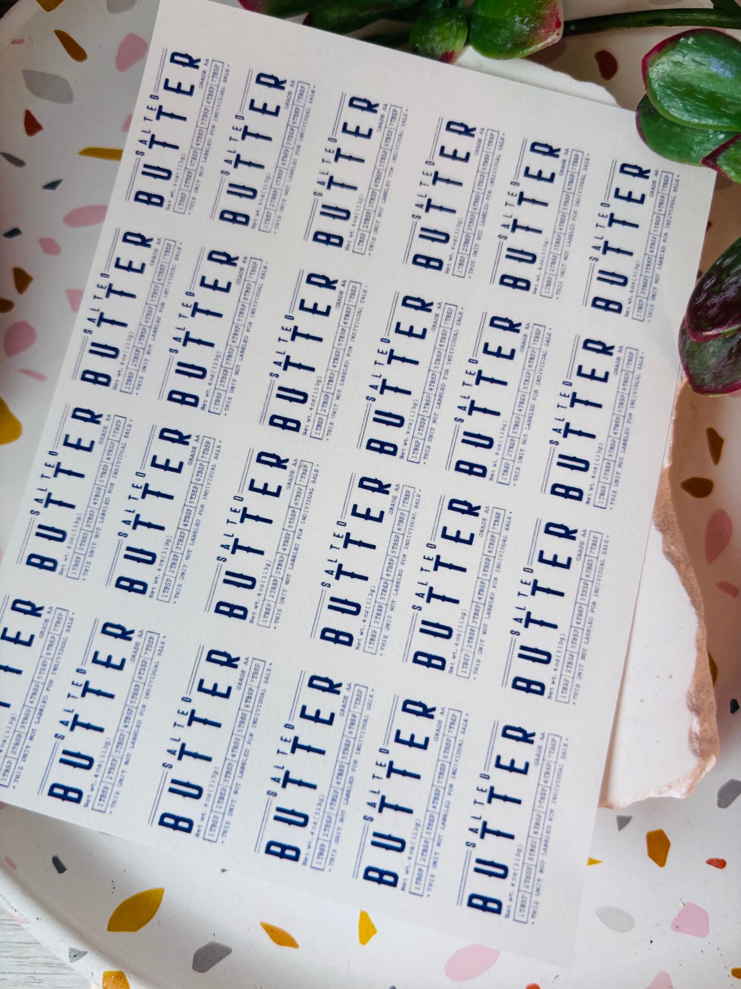 Butter Transfer Paper & Cutter Options