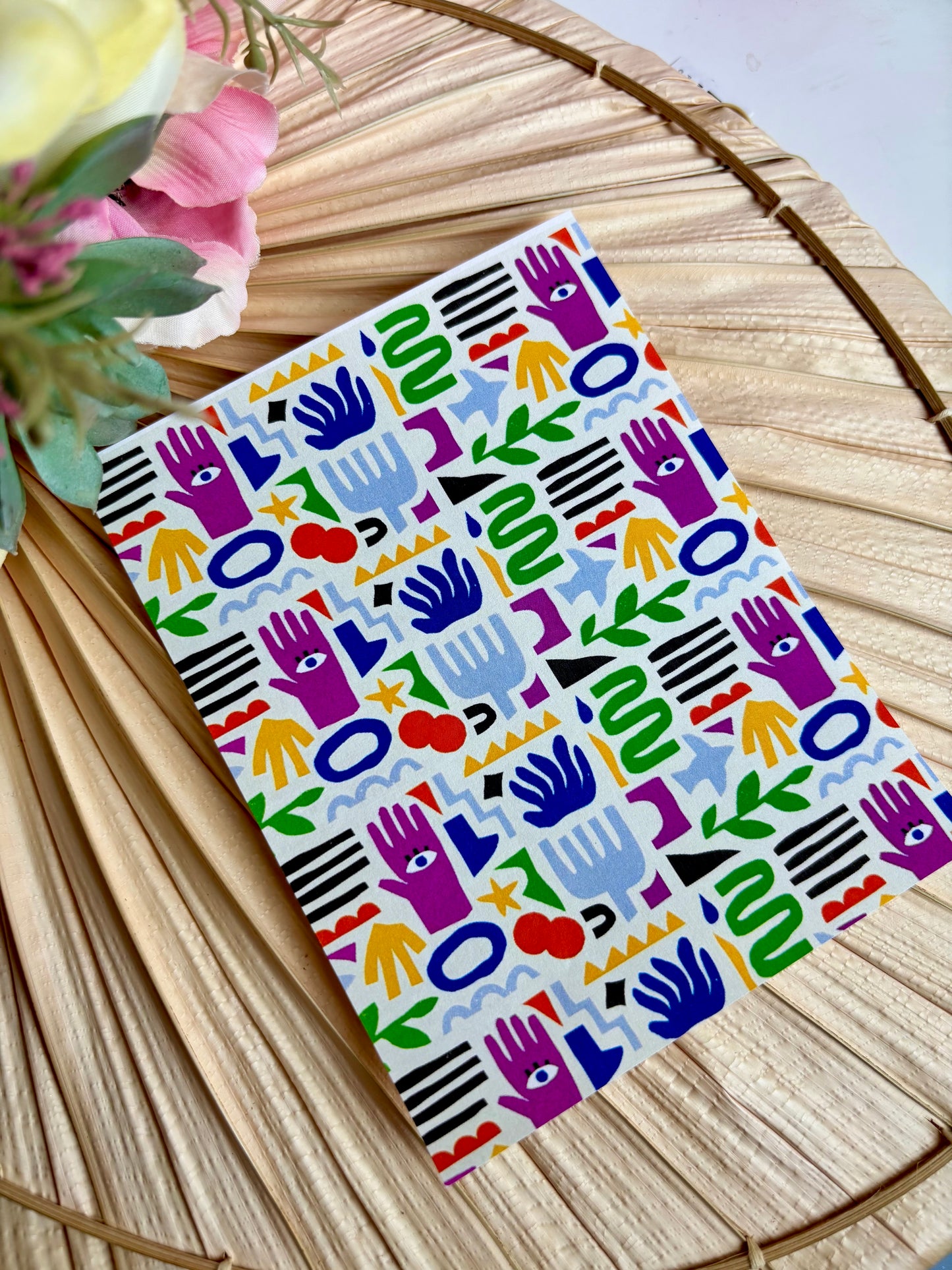 Funky Hand Transfer Paper