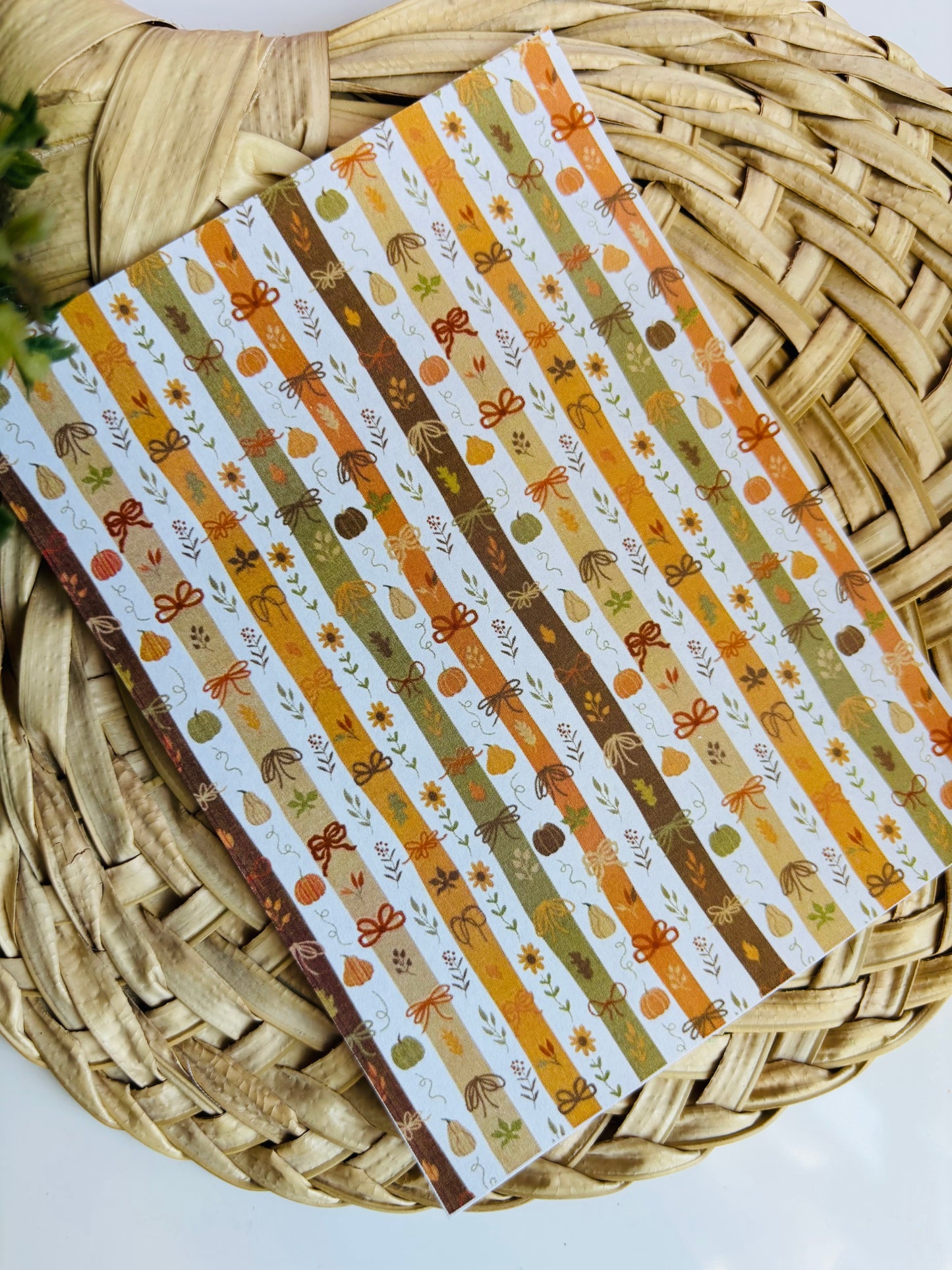 Autumn Stripe Transfer Paper