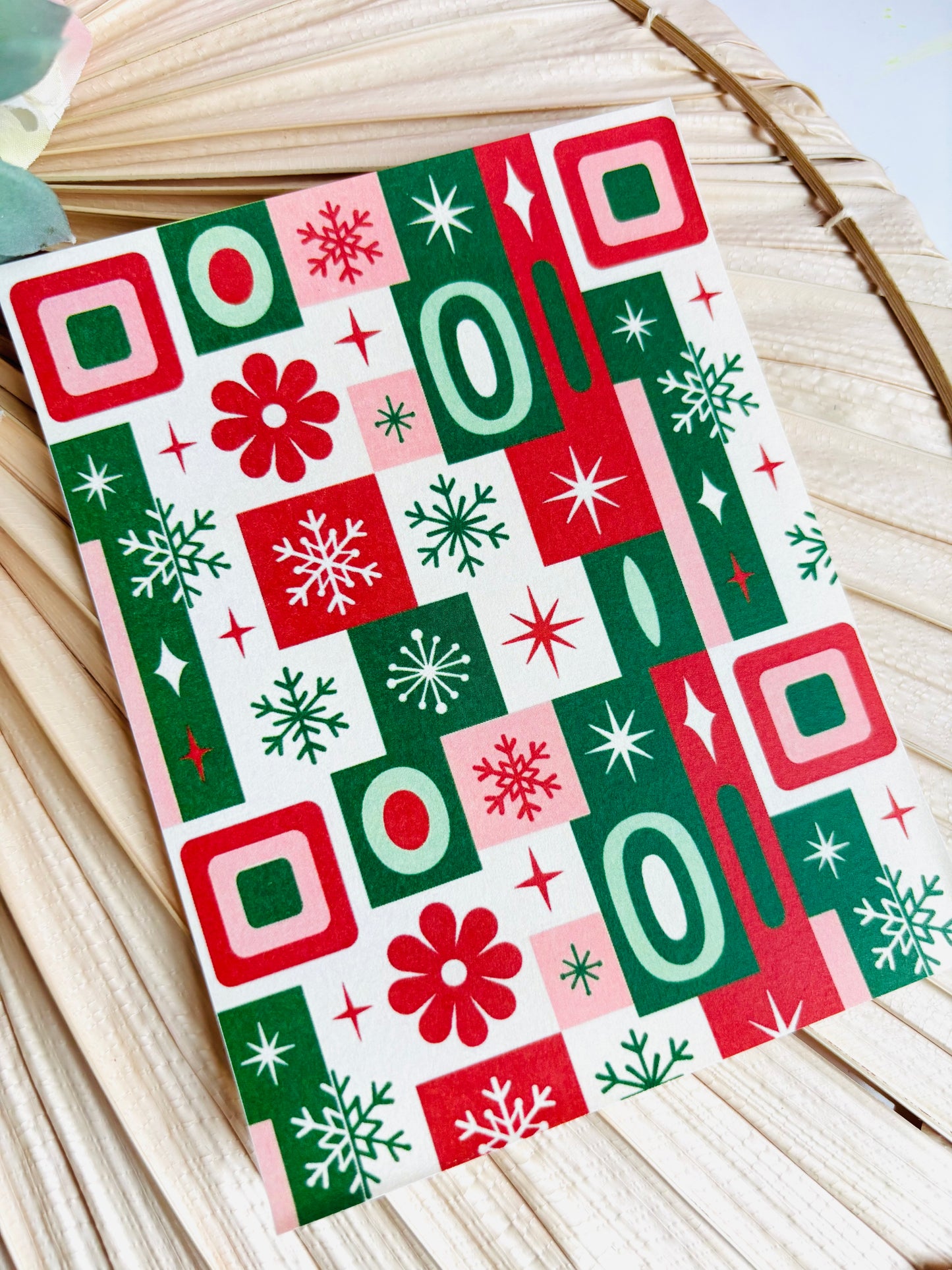 Holiday Snowflake Transfer Papers- Large or Small