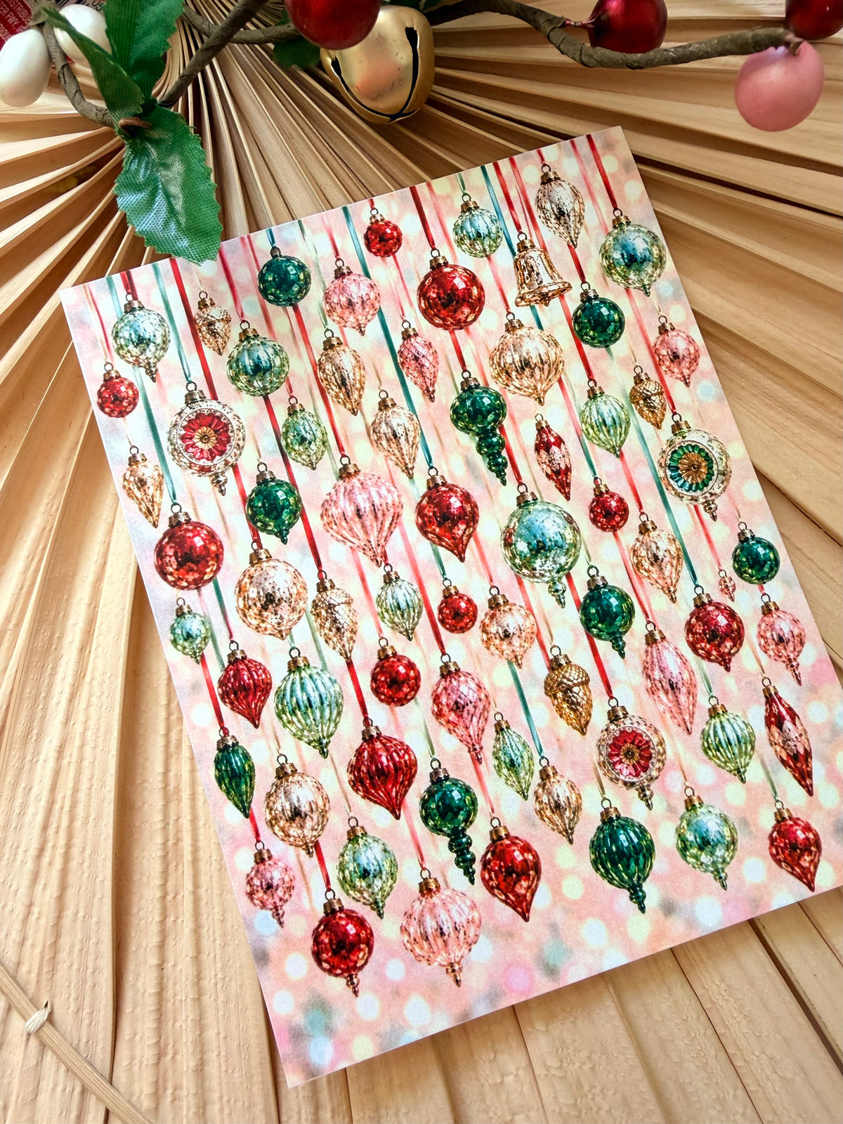 Shiny Glow Ornaments Transfer Paper
