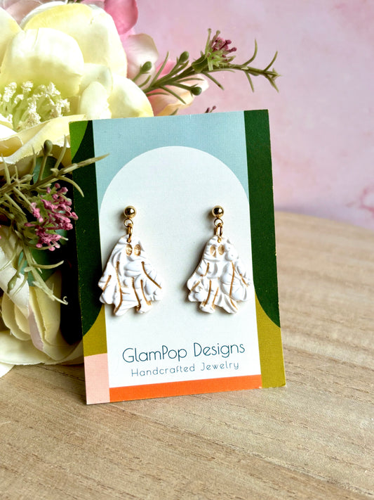 Embossed Halloween Earrings