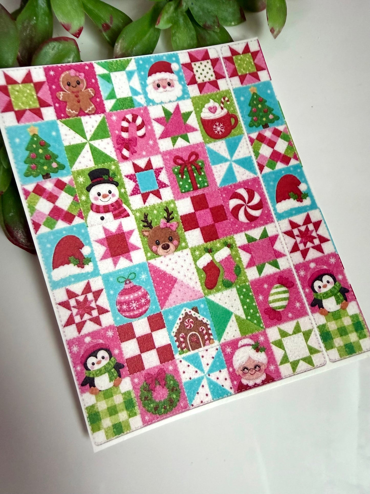 Christmas Quilt Transfer Paper