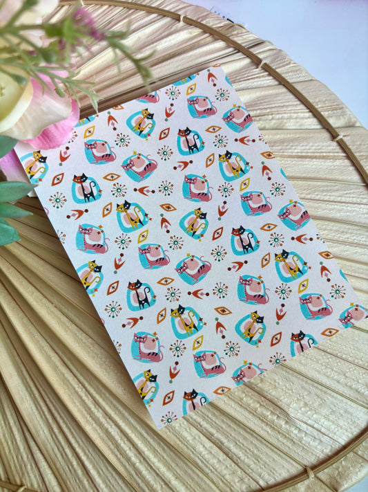 Square Kitty Ivory Transfer Paper