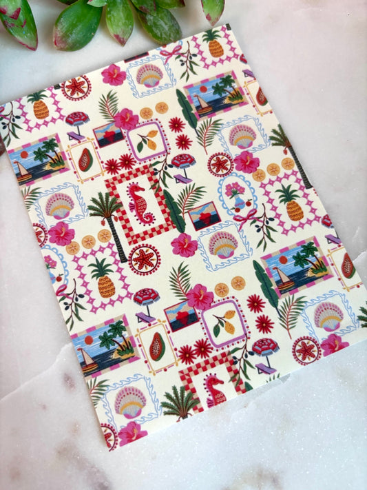 Seahorse Motif Transfer Paper