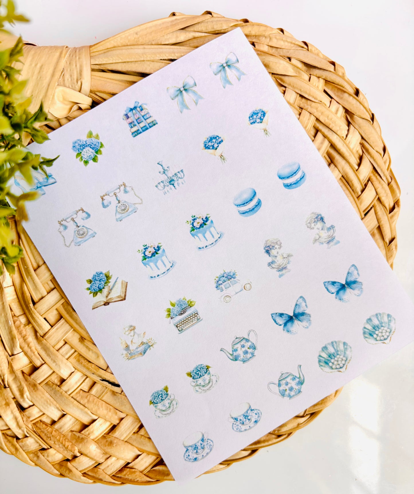 Hydrangea Charm Transfer Paper