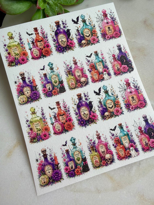 Pretty Potion Tile Transfer