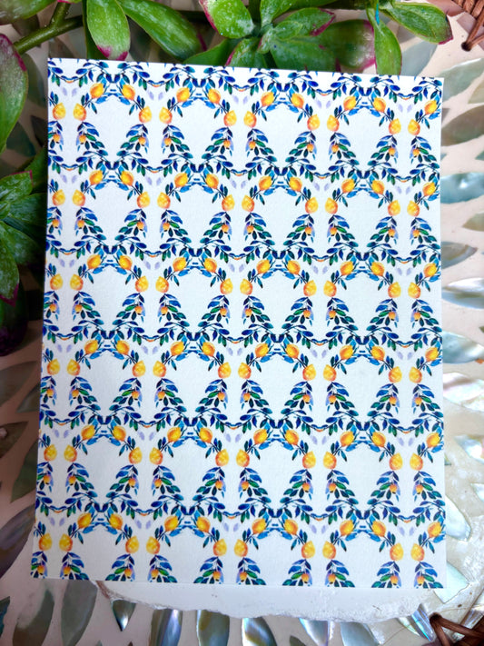 Lemon Vine Transfer Paper